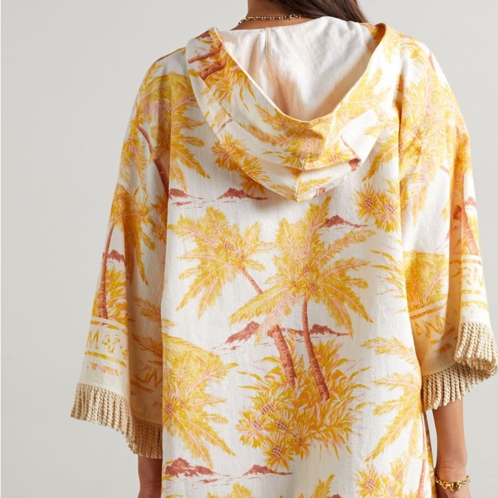 zimmermann cira hooded midi dress yellow jacket New! Size 2 - Picture 4 of 6
